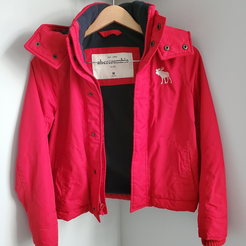 Abercrombie Kids Red Winter Jacket Med.